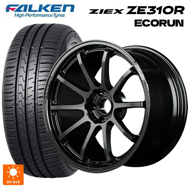 トヨタ アルファード(30系)用 235/50R18 101W XL ファルケン ジークス ZE310R エコラン レイズ グラムライツ 57NR # 6NJ 新品サマータイヤホイール 4本セット