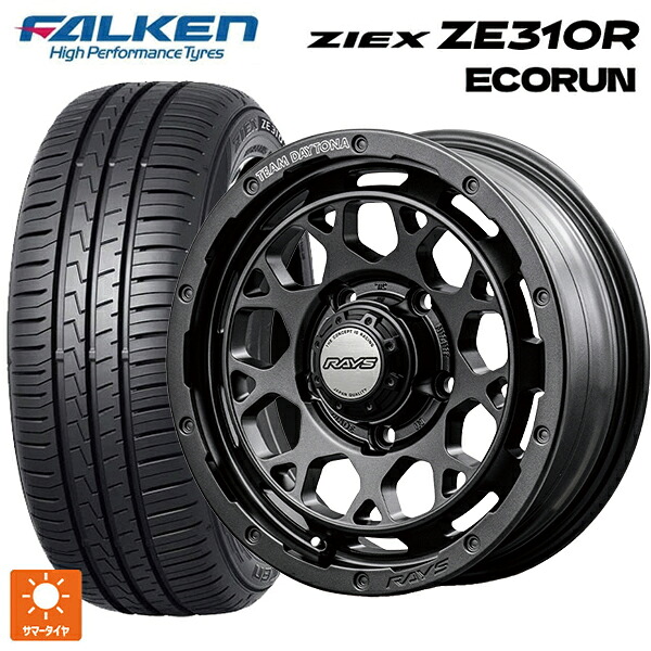 225/55R17 101W XL ファルケン ジークス ZE310R エコラン レイズ チームデイトナ M9+ スペックm AOJ 17-7J 国産車用 サマータイヤホイール4本セット|タイヤホイール専門店コニシタイヤ