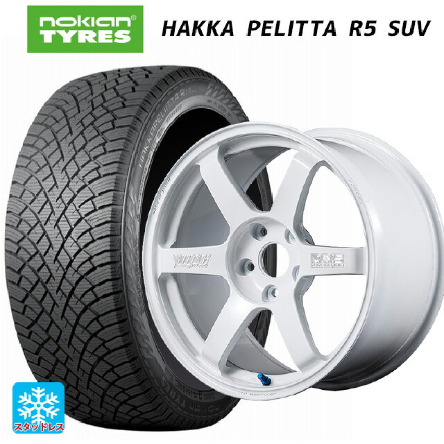 235/50R18 101R XL ノキアン ハッカペリッタR5 SUV レイズ ボルクレーシング TE37サーガ S-プラス 30TH マシニングバージョン WH 18-8J 国産車用 スタッドレスタイヤホイール4本セット｜タイヤホイール専門店コニシタイヤ
