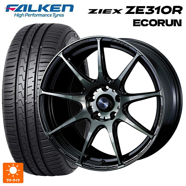 トヨタ アルファード(30系)用 235/50R18 101W XL ファルケン ジークス ZE310R エコラン ウェッズ ウェッズスポーツ SA99R WBC 新品サマータイヤホイール 4本セット