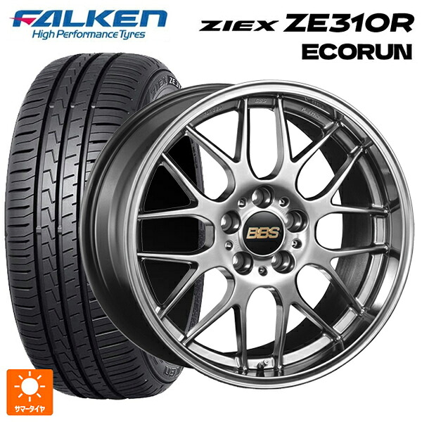 トヨタ ハリアー(80系)用 225/65R17 102V ファルケン ジークス ZE310R エコラン BBS RG-R DB 新品サマータイヤホイール 4本セット