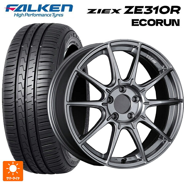 トヨタ GR86(ZN8)用 225/40R18 92W XL ファルケン ジークス ZE310R エコラン タナベ SSR GT X01 ダークシルバー 新品サマータイヤホイール 4本セット｜タイヤホイール専門店コニシタイヤ