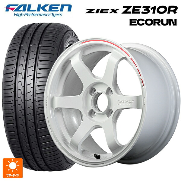 185/65R15 88H ファルケン ジークス ZE310R エコラン レイズ ボルクレーシング TE37ソニック タイムアタックエディション WR 15-5.5J 国産車用 サマータイヤホイール4本セット|タイヤホイール専門店コニシタイヤ