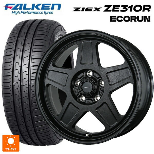 215/45R17 91W XL ファルケン ジークス ZE310R エコラン トピー ランドフット GWD # R/B 17-7J 国産車用 サマータイヤホイール4本セット