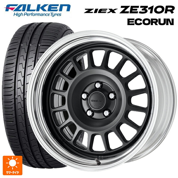215/45R18 93W XL ファルケン ジークス ZE310R エコラン ワーク シーカー FD MBL 18-7.5J 国産車用 サマータイヤホイール4本セット