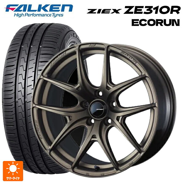 215/45R18 93W XL ファルケン ジークス ZE310R エコラン ウェッズ ウェッズスポーツ SA 01R EJ-BRONZE2 18-8.5J 国産車用 サマータイヤホイール4本セット