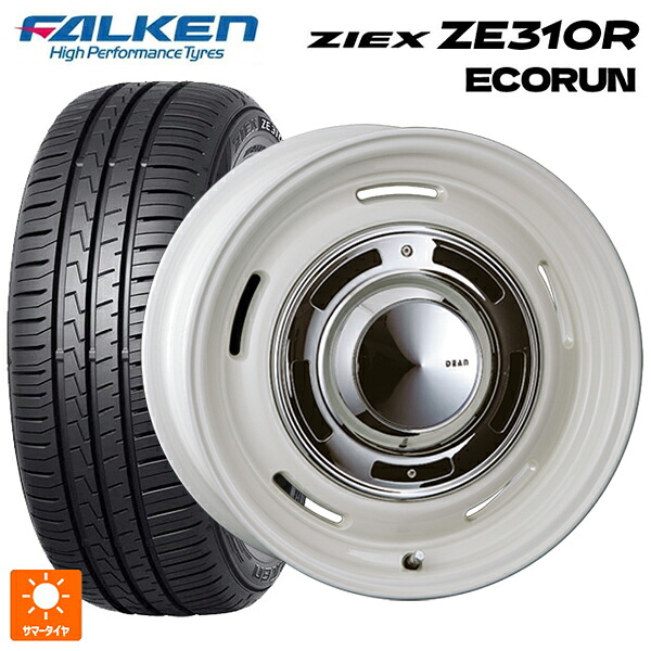 185/65R15 88H ファルケン ジークス ZE310R エコラン クリムソン ディーン クロスカントリー マーガレットホワイト 15-6J 国産車用 サマータイヤホイール4本セット｜タイヤホイール専門店コニシタイヤ