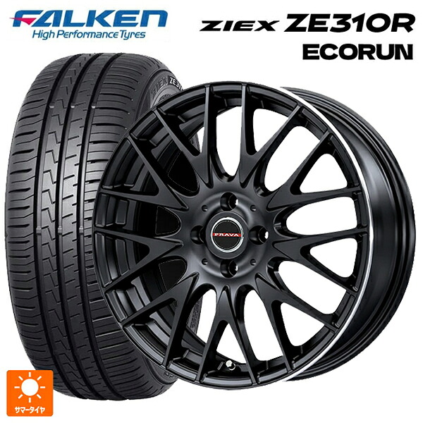 185/65R15 88H ファルケン ジークス ZE310R エコラン ビックウェイ レイシーン プラバ 9M Jr2 GBK/ﾘﾑP 15-6J 国産車用 サマータイヤホイール4本セット