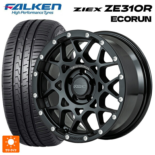 195/55R16 91V XL ファルケン ジークス ZE310R エコラン レイズ チームデイトナ M8 N2 16-7J 国産車用 サマータイヤホイール4本セット