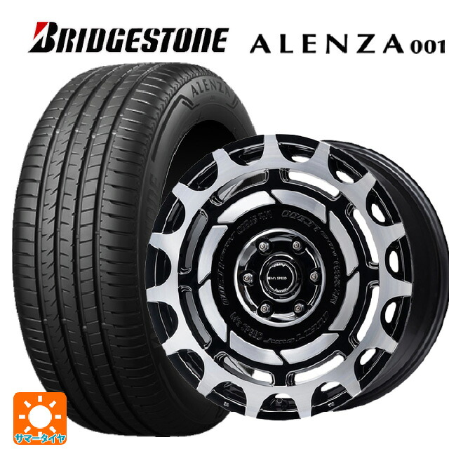 265/60R18 110V ブリヂストン アレンザ001 正規品 エムズスピード ジュノゥ LC300 BLACK / POLISH 18-8.5J 国産車用 サマータイヤホイール4本セット｜タイヤホイール専門店コニシタイヤ