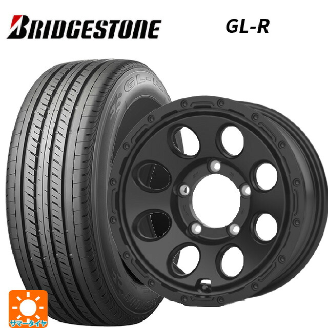 215/65R16 109/107R ブリヂストン GL-R 正規品 ホットスタッフ マッドクロス リーコン MBK 16-5.5J 国産車用 サマータイヤホイール4本セット｜タイヤホイール専門店コニシタイヤ