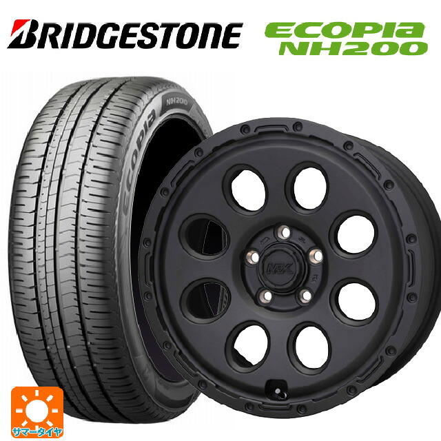 215/55R17 94V ブリヂストン エコピア NH200 正規品 ホットスタッフ マッドクロス リーコン MBK 17-7J 国産車用 サマータイヤホイール4本セット|タイヤホイール専門店コニシタイヤ