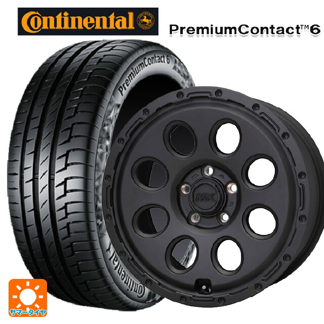 185/65R15 88H コンチネンタル プレミアムコンタクト 6 正規品 ホットスタッフ マッドクロス リーコン MBK 15-6J 国産車用 サマータイヤホイール4本セット|タイヤホイール専門店コニシタイヤ