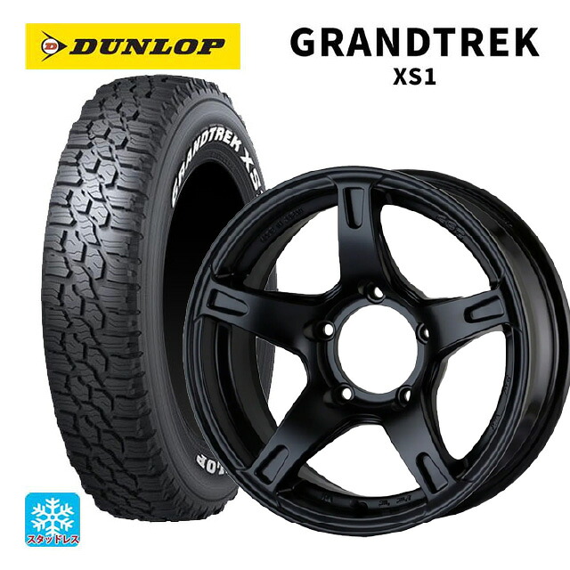215/70R16 100/97N ダンロップ グラントレックXS1 ホワイトレター ドゥオール CST ゼロワンハイパー VJ FBK 16-6J 国産車用 スタッドレスタイヤホイール4本セット｜タイヤホイール専門店コニシタイヤ