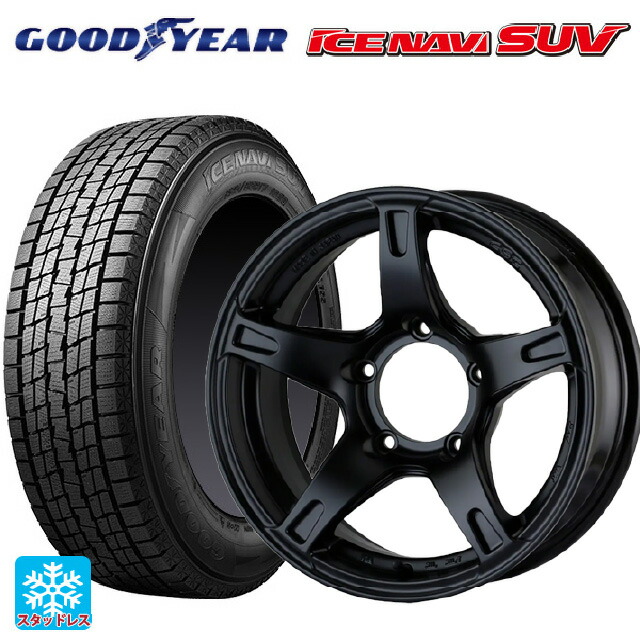 215/65R16 98Q グッドイヤー アイスナビ SUV # ドゥオール CST ゼロワンハイパー VJ FBK 16-6J 国産車用 スタッドレスタイヤホイール4本セット|タイヤホイール専門店コニシタイヤ