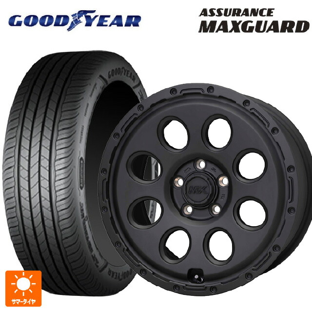 205/55R17 91V グッドイヤー アシュアランス マックスガード ホットスタッフ マッドクロス リーコン MBK 17-7.5J 国産車用 サマータイヤホイール4本セット|タイヤホイール専門店コニシタイヤ