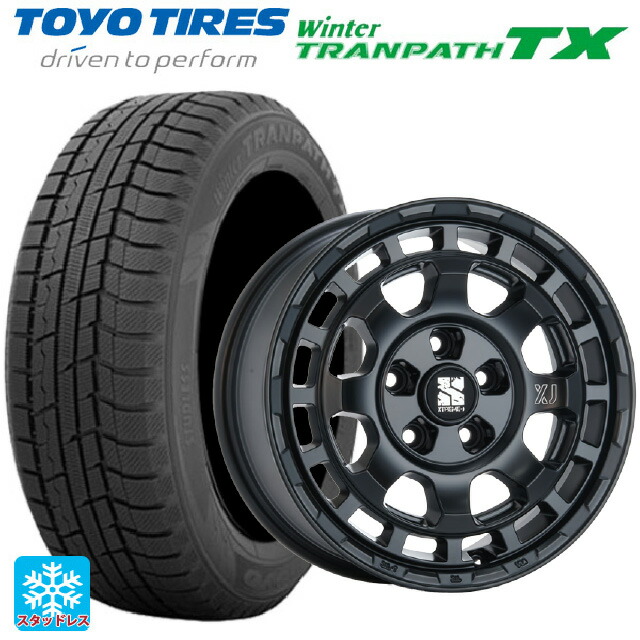 2024年製 165/65R14 79Q トーヨー ウインタートランパス TX # エムエルジェイ エクストリームJ サバンザ マットブロンズ 14-4.5J 国産車用 スタッドレスタイヤホイール4本セット|タイヤホイール専門店コニシタイヤ