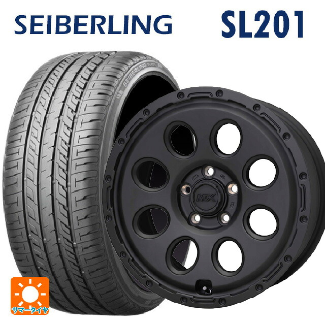 215/50R17 95V XL セイバーリング セイバーリング SL201(ブリヂストン工場生産） ホットスタッフ マッドクロス リーコン MBK 17-7.5J 国産車用 サマータイヤホイール4本セット｜タイヤホイール専門店コニシタイヤ 104,984円