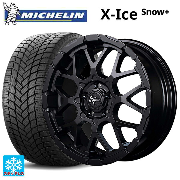 205/55R16 94H XL ミシュラン 正規品 エックスアイス スノー プラス # エムアイディー ナイトロパワー M28バレットエス セミグロスブラック 16-7J 国産車用 スタッドレスタイヤホイール4本セット|タイヤホイール専門店コニシタイヤ