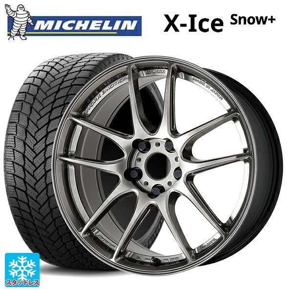 245/40R19 98H XL ミシュラン 正規品 エックスアイス スノー プラス ワーク エモーション CR至極 GGM 19-8.5J 国産車用 スタッドレスタイヤホイール4本セット|タイヤホイール専門店コニシタイヤ
