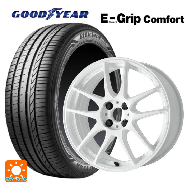 245/50R18 100W グッドイヤー エフィシェントグリップ コンフォート ワーク エモーション CR至極 ICW 18-8.5J 国産車用 サマータイヤホイール4本セット