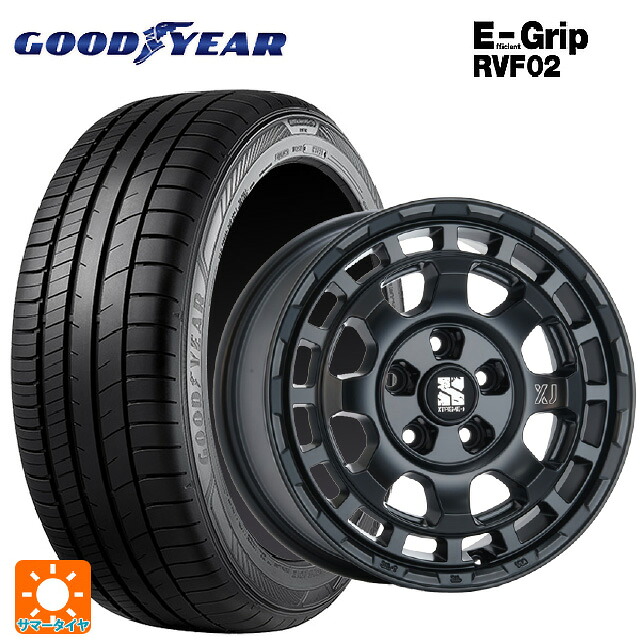 155/65R14 75H グッドイヤー エフィシェントグリップ RVF02 エムエルジェイ エクストリームJ サバンザ マットブロンズ 14-4.5J 国産車用 サマータイヤホイール4本セット