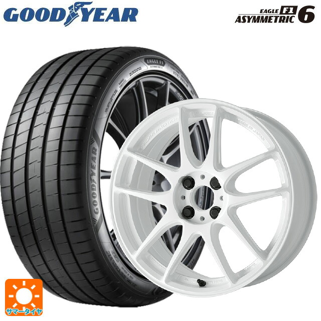 235/60R18 107W XL グッドイヤー イーグル F1 アシメトリック6 ワーク エモーション CR至極 ICW 18-8.5J 国産車用 サマータイヤホイール4本セット|タイヤホイール専門店コニシタイヤ