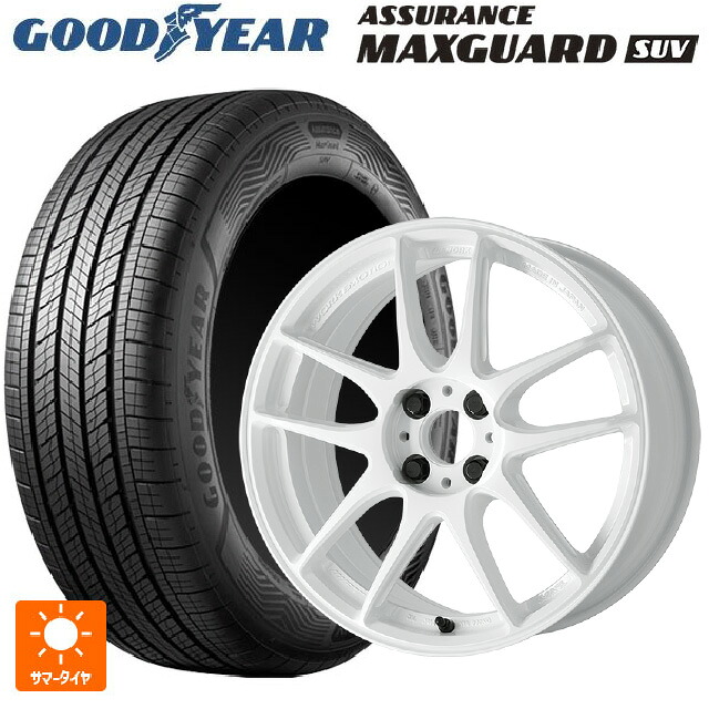 235/55R18 104V XL グッドイヤー アシュアランス マックスガード SUV ワーク エモーション CR至極 ICW 18-8.5J 国産車用 サマータイヤホイール4本セット