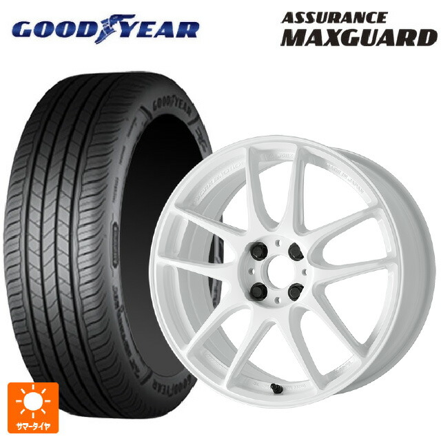 215/55R17 94V グッドイヤー アシュアランス マックスガード ワーク エモーション CR至極 ICW 17-7J 国産車用 サマータイヤホイール4本セット