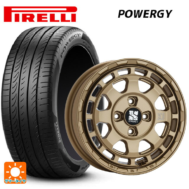 195/65R16 92V ピレリ パワジー 正規品 エムエルジェイ エクストリームJ サバンザ サテンブラック 16-7J 国産車用 サマータイヤホイール4本セット|タイヤホイール専門店コニシタイヤ