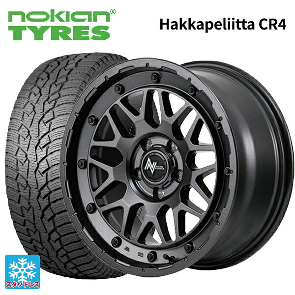 ニッサン キックス(P16系)用 215/60R17 109/107R ノキアン ハッカペリッタCR4 エムアイディー ナイトロパワー M29 スティンガー バレルブラック 新品スタッドレスタイヤホイール 4本セット|タイヤホイール専門店コニシタイヤ