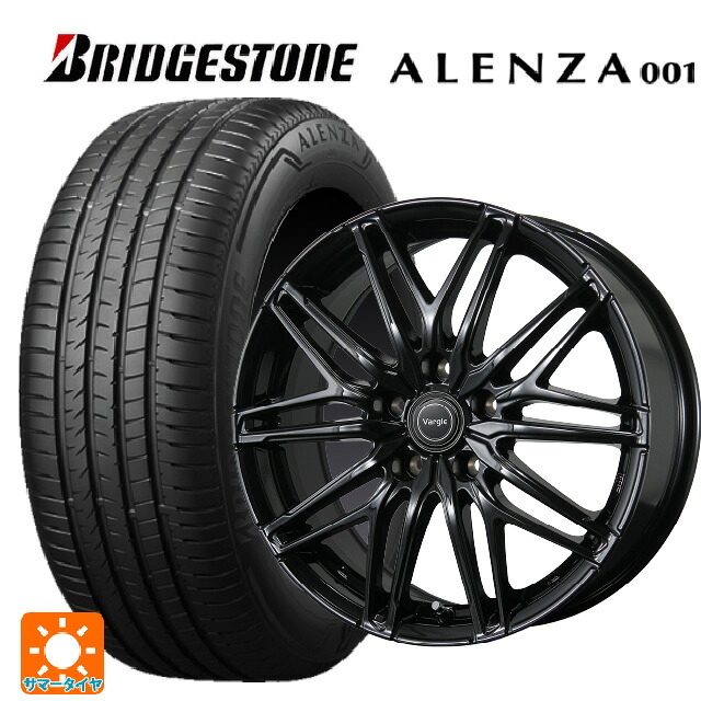 225/65R17 102H ブリヂストン アレンザ001 正規品 トピー ヴァーゲル アールフォーファイブ # グロスブラック 17-7J 国産車用 サマータイヤホイール4本セット｜タイヤホイール専門店コニシタイヤ