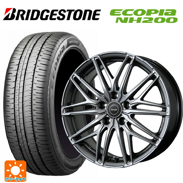 195/55R16 87V ブリヂストン エコピア NH200 正規品 トピー ヴァーゲル アールフォーファイブ # S 16-6.5J 国産車用 サマータイヤホイール4本セット|タイヤホイール専門店コニシタイヤ