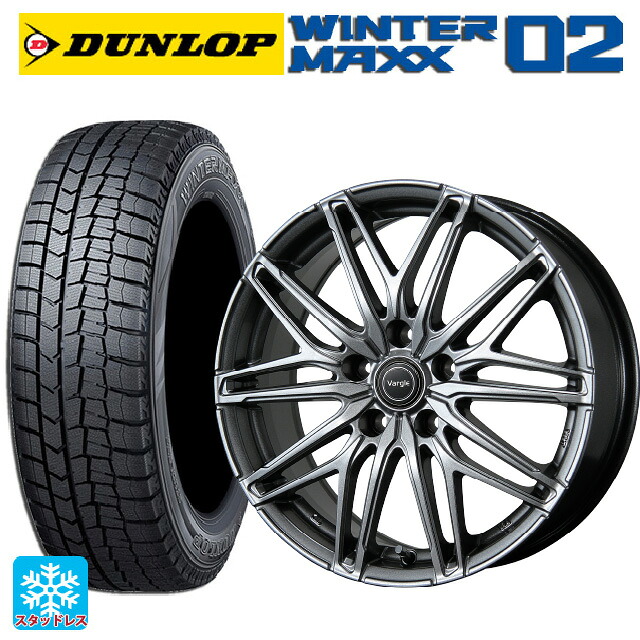 2024年製 205/60R16 96T XL ダンロップ ウィンターマックス 02(WM02) # トピー ヴァーゲル アールフォーファイブ # S 16-6.5J 国産車用 スタッドレスタイヤホイール4本セット|タイヤホイール専門店コニシタイヤ