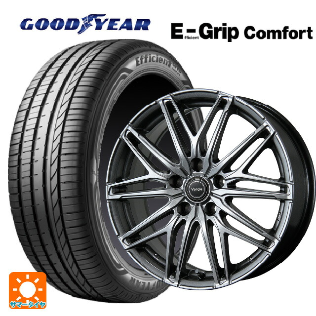 225/55R17 97W グッドイヤー エフィシェントグリップ コンフォート トピー ヴァーゲル R45 # S 17-7J 国産車用 サマータイヤホイール4本セット｜タイヤホイール専門店コニシタイヤ