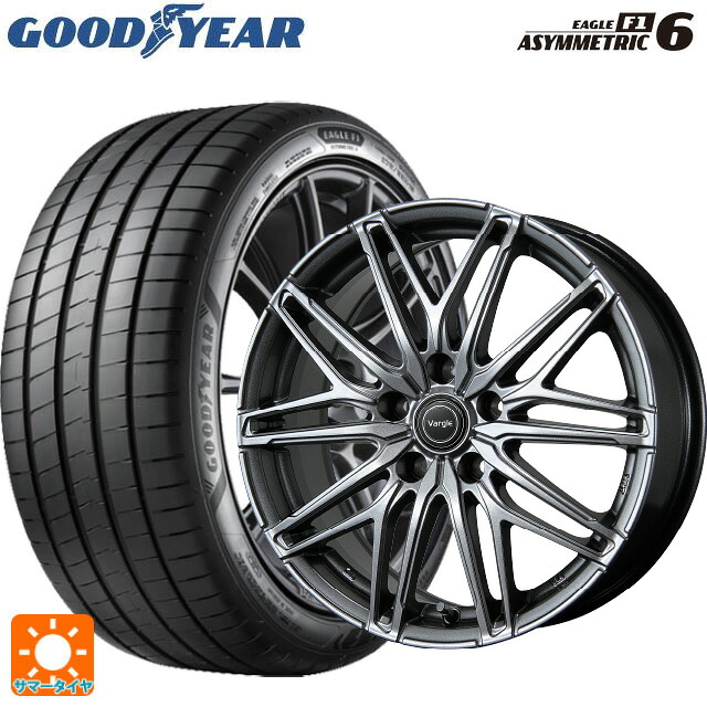 225/55R17 97Y グッドイヤー イーグル F1 アシメトリック6 トピー ヴァーゲル アールフォーファイブ # S 17-7J 国産車用 サマータイヤホイール4本セット｜タイヤホイール専門店コニシタイヤ