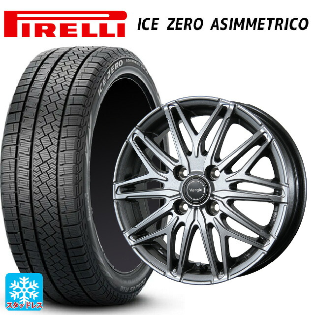 2024年製 195/65R16 92H ピレリ アイスゼロ アシンメトリコ 正規品 トピー ヴァーゲル アールフォーファイブ # S 16-6J 国産車用 スタッドレスタイヤホイール4本セット|タイヤホイール専門店コニシタイヤ