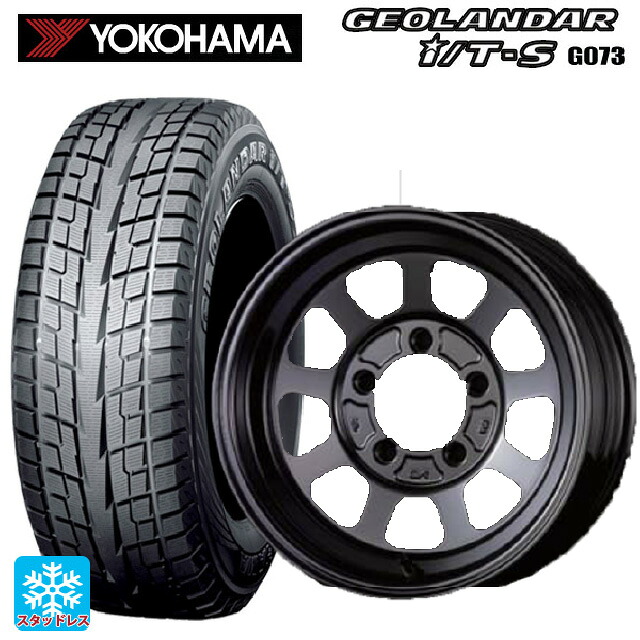 215/65R16 98Q ヨコハマ ジオランダー ITS G073 正規品 ファブレス ヴァローネ DTA9 グロスブラック 16-7J 国産車用 スタッドレスタイヤホイール4本セット｜タイヤホイール専門店コニシタイヤ