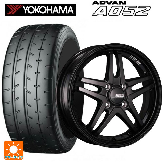 215/45R17 91W XL ヨコハマ アドバン A052 正規品 タナベ SSR GT V06 グロスブラック 17-7J 国産車用 サマータイヤホイール4本セット｜タイヤホイール専門店コニシタイヤ 139,440円