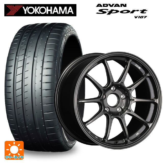 235/45R18 98Y XL ヨコハマ アドバンスポーツ V107 正規品 タナベ SSR GT X01 フォージド GT ガンメタ 18-8.5J 国産車用 サマータイヤホイール4本セット