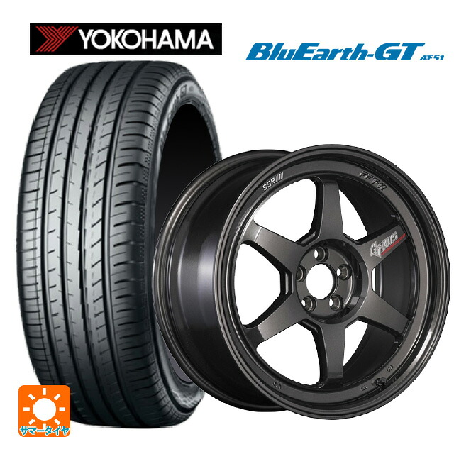 225/40R19 93W XL ヨコハマ ブルーアースGT AE51 タナベ SSR GT X05 DR エディション プリズムダークガンメタ 19-8.5J 国産車用 サマータイヤホイール4本セット