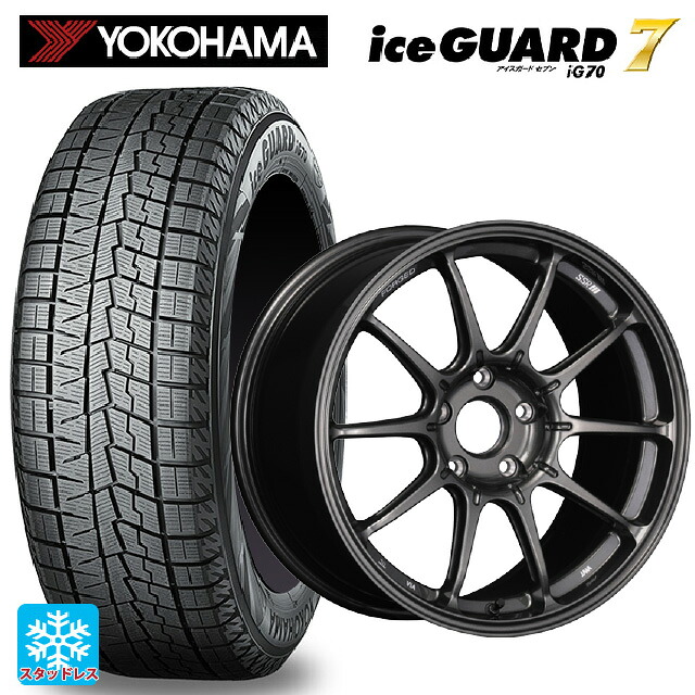 215/50R18 92Q ヨコハマ アイスガード7(IG70) # タナベ SSR GT X01 フォージド GT ガンメタ 18-8.5J 国産車用 スタッドレスタイヤホイール4本セット