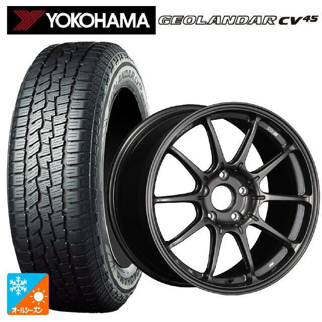 235/60R18 107V XL ヨコハマ ジオランダー CV 4S G061 正規品 タナベ SSR GT X01 フォージド GT ガンメタ 18-8.5J 国産車用 オールシーズンタイヤホイール4本セット