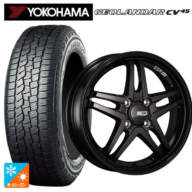 225/65R17 102H ヨコハマ ジオランダー CV 4S G061 正規品 タナベ SSR GT V06 グロスブラック 17-7J 国産車用 オールシーズンタイヤホイール4本セット|タイヤホイール専門店コニシタイヤ