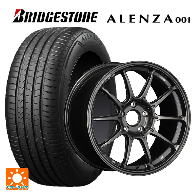 235/55R18 100V ブリヂストン アレンザ001 正規品 # タナベ SSR GT X01 フォージド GT ガンメタ 18-8.5J 国産車用 サマータイヤホイール4本セット