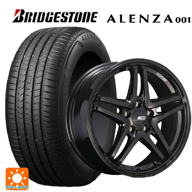 235/50R18 97V ブリヂストン アレンザ001 正規品 タナベ SSR GT V06 グロスブラック 18-7.5J 国産車用 サマータイヤホイール4本セット
