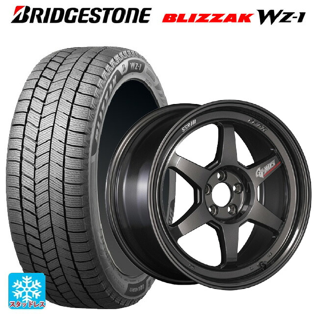 235/50R18 97Q ブリヂストン ブリザック WZ1 正規品 # タナベ SSR GT X05 DR エディション プリズムダークガンメタ 18-8.5J 国産車用 スタッドレスタイヤホイール4本セット|タイヤホイール専門店コニシタイヤ