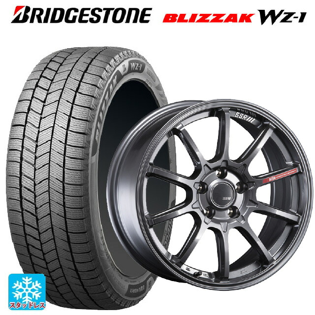 2025年製 245/40R19 98Q XL ブリヂストン ブリザック WZ1 正規品 タナベ SSR GT V05 グラファイトガンメタ 19-8J 国産車用 スタッドレスタイヤホイール4本セット