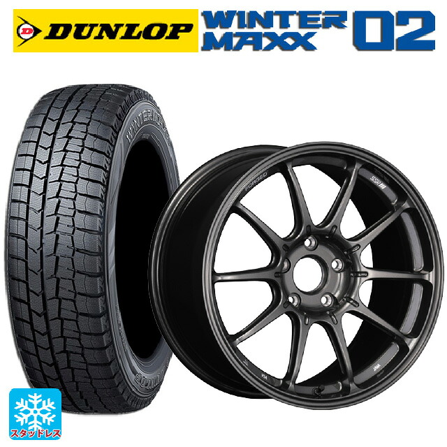 2024年製 225/50R18 95Q ダンロップ ウィンターマックス 02(WM02) # タナベ SSR GT X01 フォージド GT ガンメタ 18-8.5J 国産車用 スタッドレスタイヤホイール4本セット｜タイヤホイール専門店コニシタイヤ