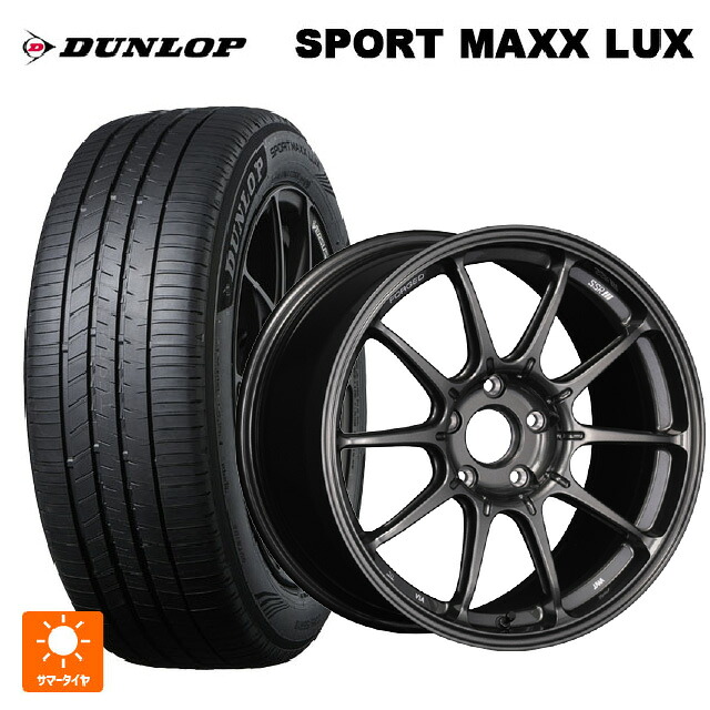 245/50R19 101W ダンロップ スポーツ マックス ラックス タナベ SSR GT X01 フォージド GT ガンメタ 19-9.5J 国産車用 サマータイヤホイール4本セット